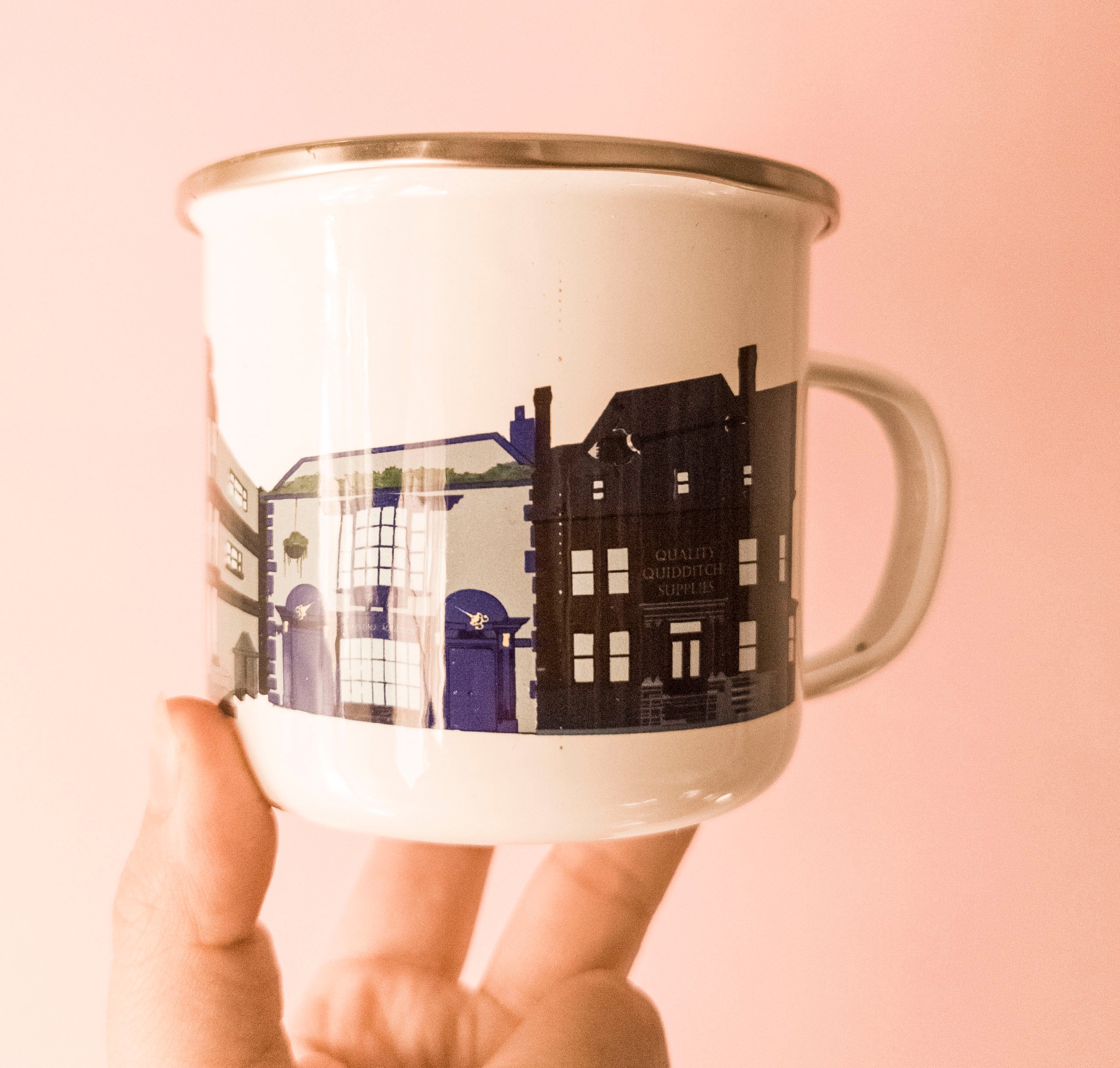 Taza de Peltre "Callejón Diagon"
