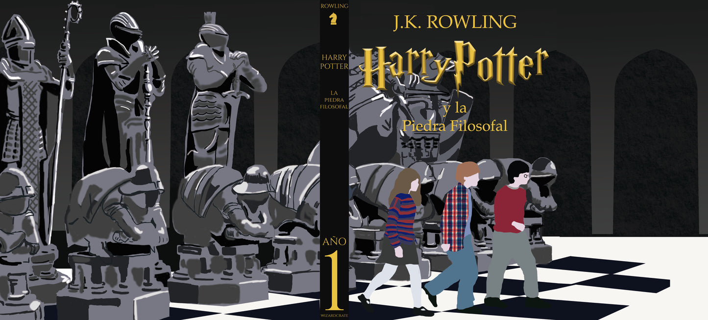 Sobre Portada Harry Potter 1