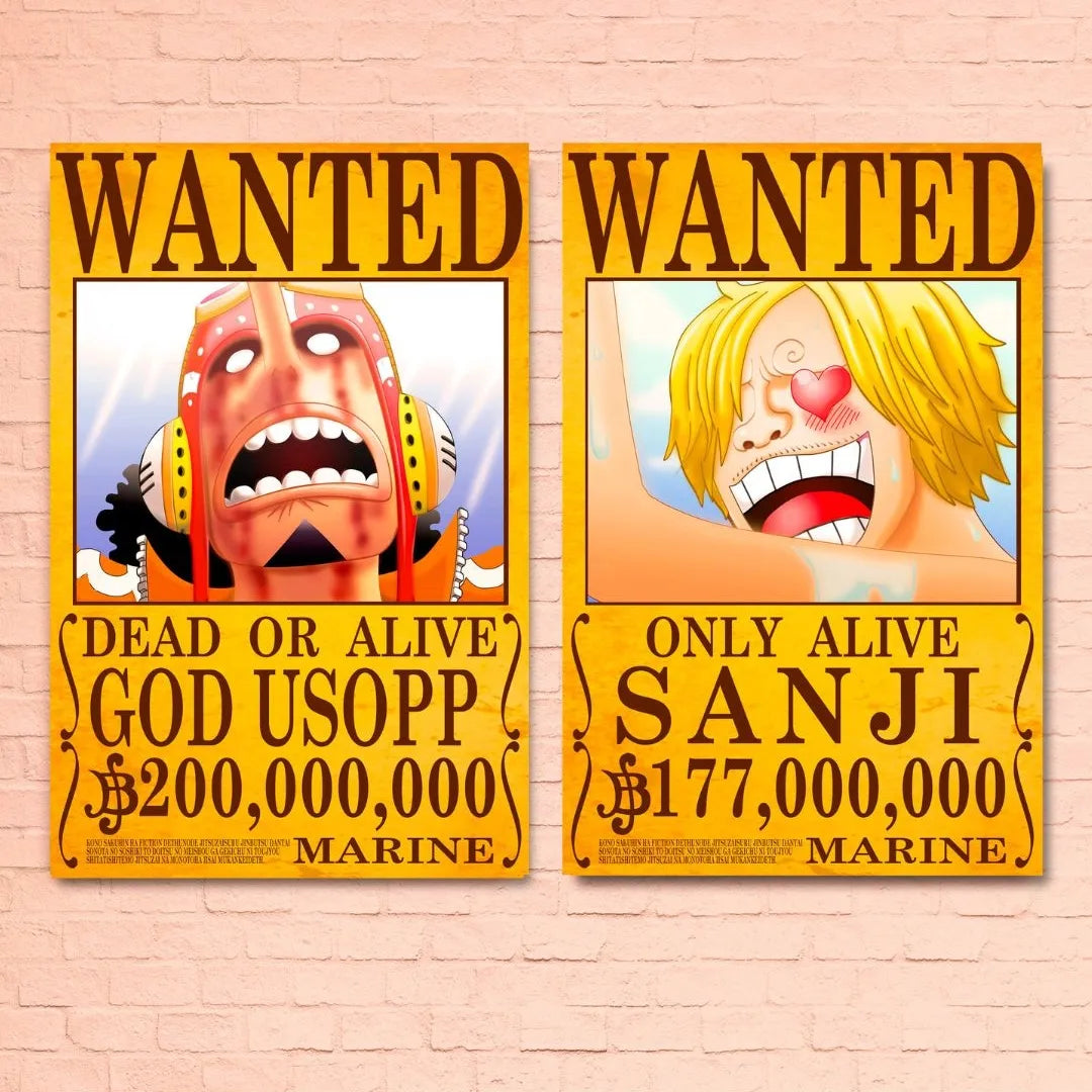 Set 10 pósters One Piece