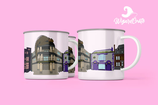 Taza de Peltre "Callejón Diagon"